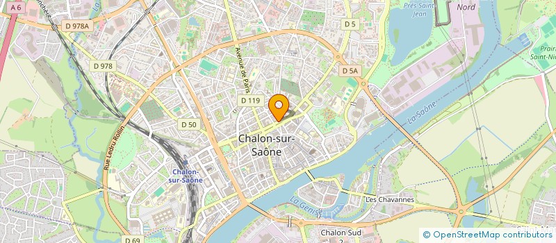 localisation de l'entreprise MADAME ODILE BOULAY à CHALON-SUR-SAONE