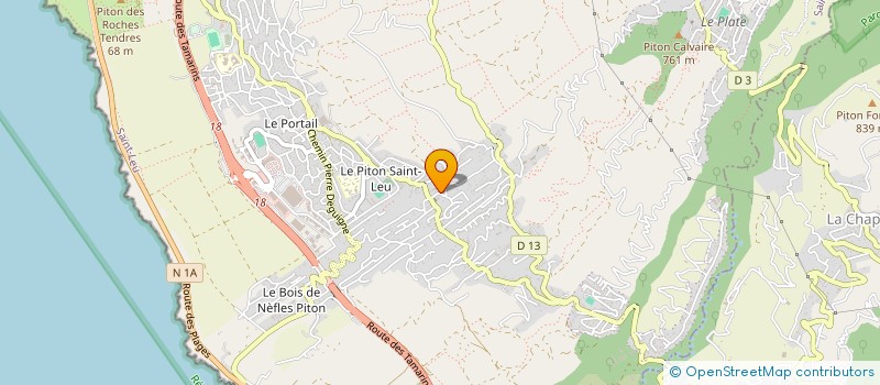 localisation de l'entreprise MADAME ODILE BOULLOUD  SAINT-LEU