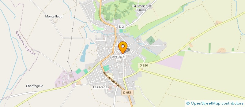 localisation de l'entreprise MADAME ODILE BOUREAU à LEVROUX