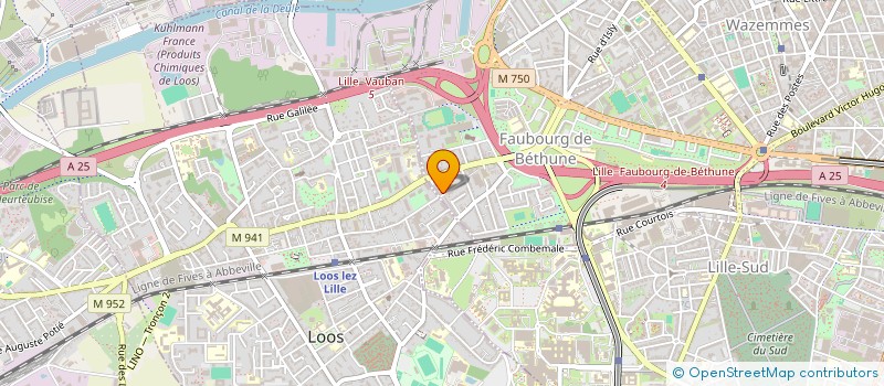 localisation de l'entreprise MADAME ODILE BOURIEZ à LILLE