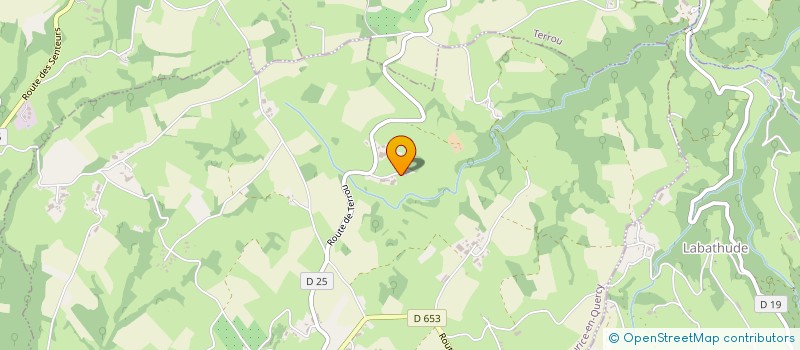 localisation de l'entreprise MADAME ODILE BOUSSAC  SAINT-MAURICE-EN-QUERCY