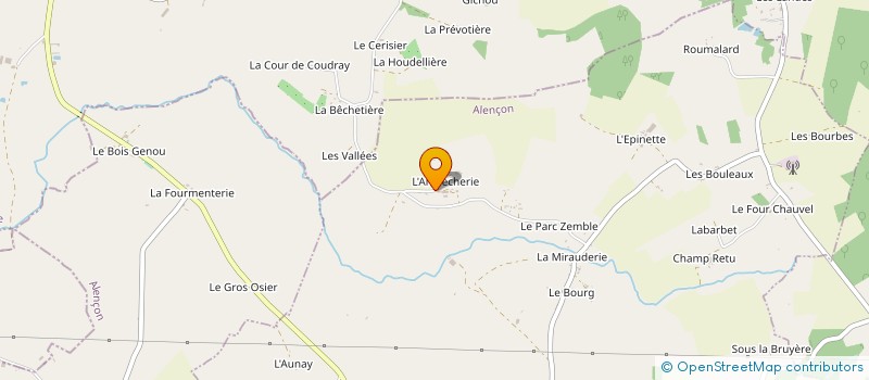 localisation de l'entreprise MADAME ODILE BOUVRY à BRULLEMAIL