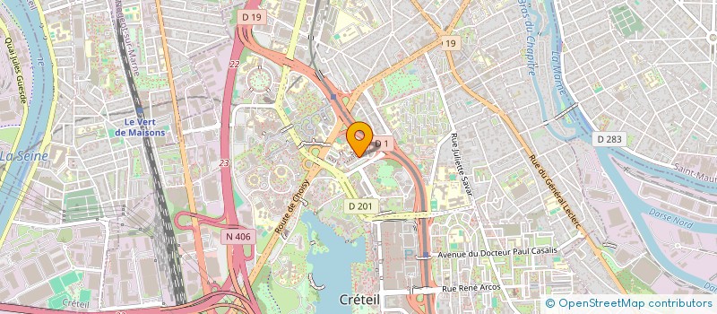 localisation de l'entreprise MADAME ODILE BOYOWA BASENGA  CRETEIL