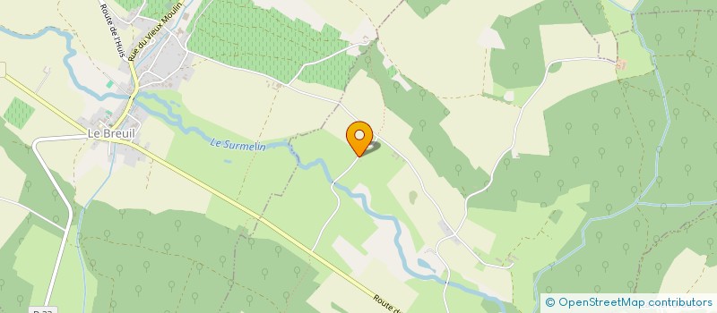 localisation de l'entreprise MADAME ODILE BRAYER  LA VILLE SOUS ORBAIS