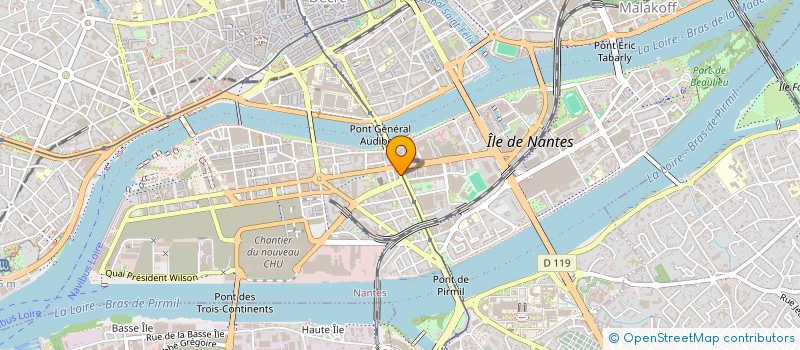 localisation de l'entreprise MADAME ODILE BRICAULT à NANTES