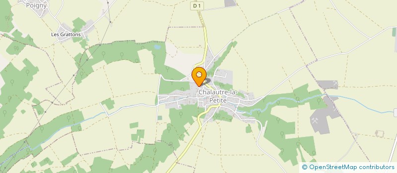 localisation de l'entreprise MADAME ODILE BRIGAND à CHALAUTRE-LA-PETITE