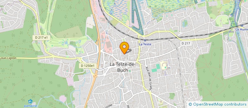 localisation de l'entreprise MADAME ODILE BUCHI à LA TESTE-DE-BUCH