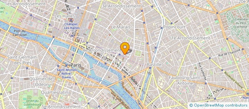 localisation de l'entreprise MADAME ODILE BURAT  PARIS