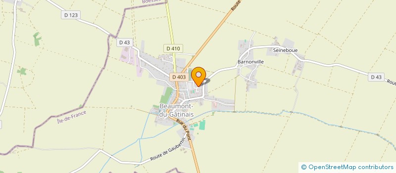 localisation de l'entreprise MADAME ODILE BUTUKAYANI MBALA  BEAUMONT-DU-GATINAIS