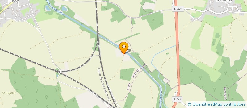 localisation de l'entreprise MADAME ODILE CAMUS à FLAVY-LE-MARTEL