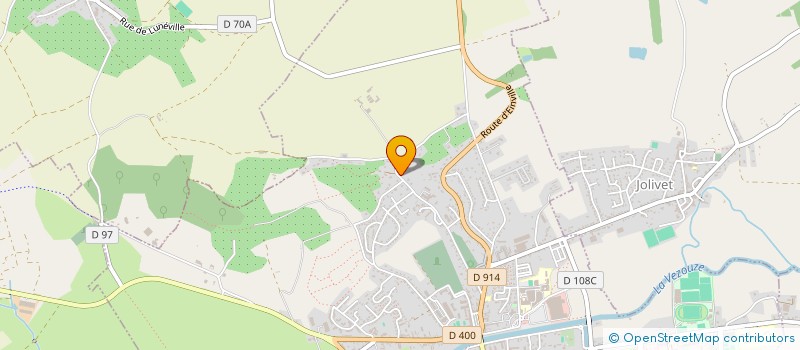 localisation de l'entreprise MADAME ODILE CASTET  LUNEVILLE