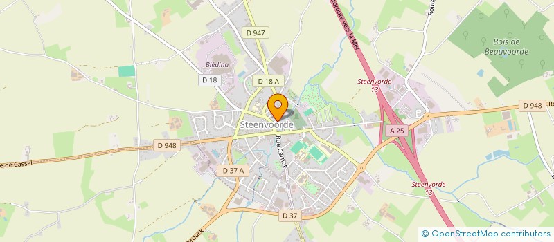 localisation de l'entreprise MADAME ODILE CAULIER  STEENVOORDE