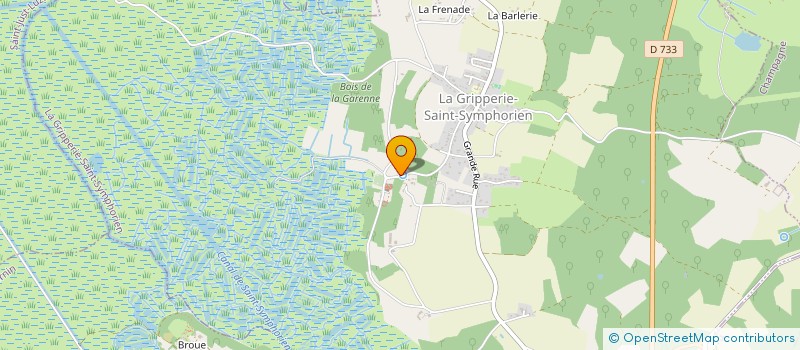 localisation de l'entreprise MADAME ODILE CELY  LA GRIPPERIE-SAINT-SYMPHORIEN