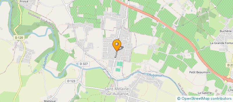 localisation de l'entreprise MADAME ODILE CHANCERELLE  SAINT-MELAINE-SUR-AUBANCE