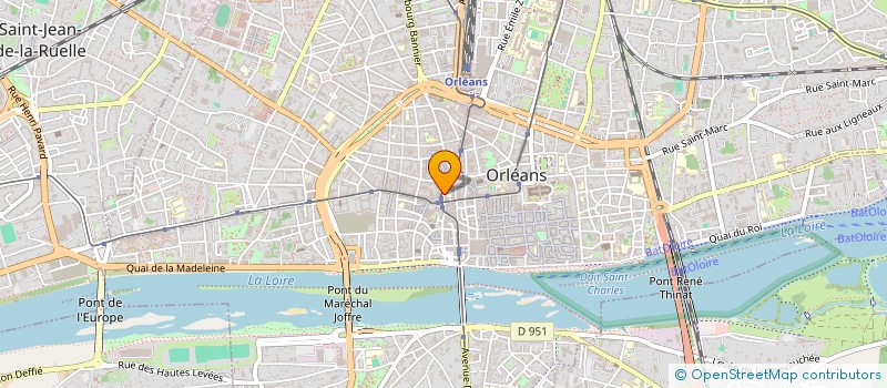 localisation de l'entreprise MADAME ODILE CHARROING à ORLEANS