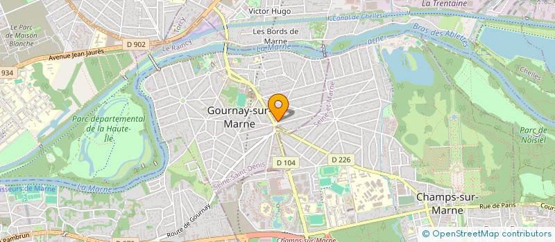 localisation de l'entreprise MADAME ODILE CHARRON  GOURNAY-SUR-MARNE