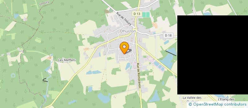 localisation de l'entreprise MADAME ODILE CHEVALLIER  VILLENY