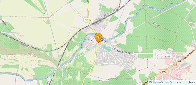 localisation de l'entreprise MADAME ODILE CHRESTIA à COLOMBIERS