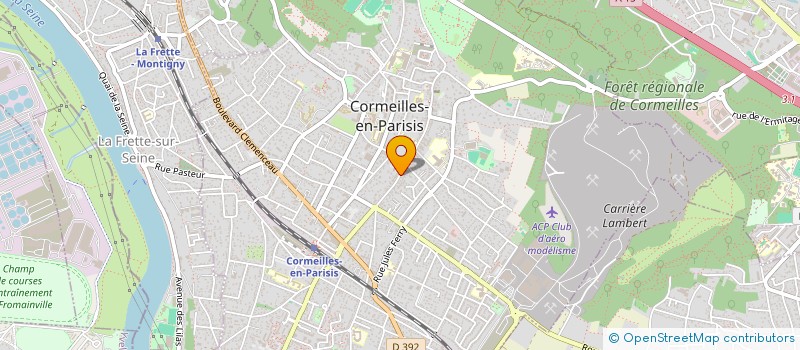 localisation de l'entreprise MADAME ODILE CHRETIEN à CORMEILLES-EN-PARISIS