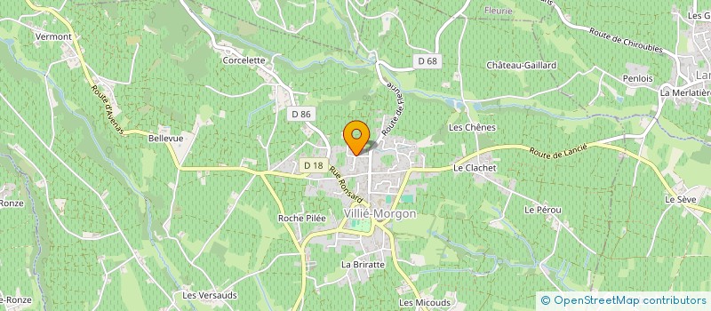localisation de l'entreprise MADAME ODILE CIMETIERE à VILLIE MORGON