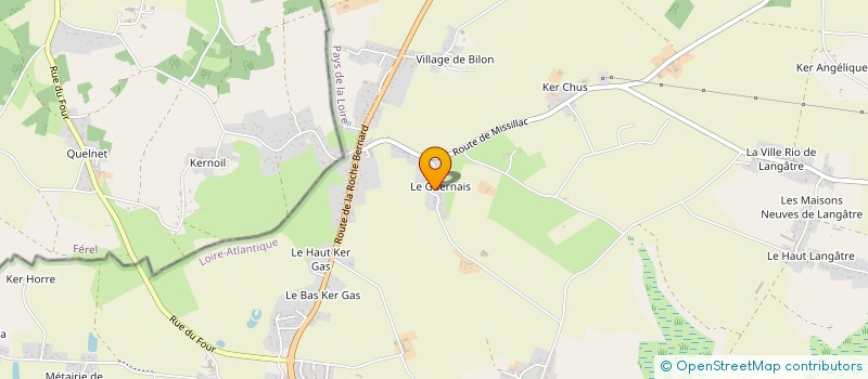 localisation de l'entreprise MADAME ODILE CLAVIER à HERBIGNAC
