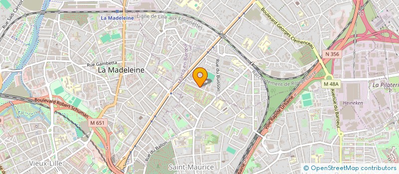 localisation de l'entreprise MADAME ODILE CLEMENT à LILLE