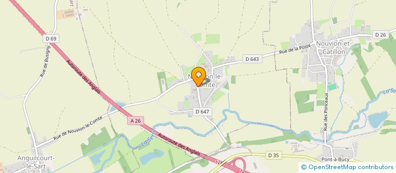 localisation de l'entreprise MADAME ODILE COLLET  NOUVION-LE-COMTE