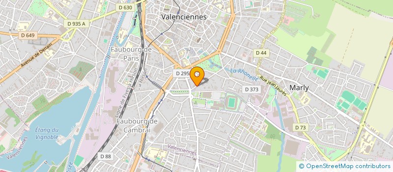 localisation de l'entreprise MADAME ODILE COPIN  VALENCIENNES