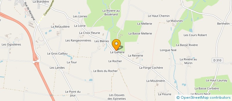 localisation de l'entreprise MADAME ODILE COUPE à RETIERS