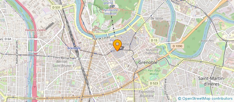 localisation de l'entreprise MADAME ODILE DARMOSTOUPE à GRENOBLE