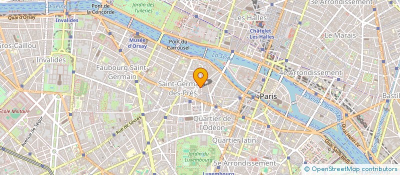 localisation de l'entreprise MADAME ODILE DE CROIZANT  PARIS