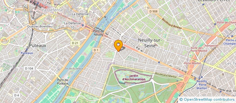 localisation de l'entreprise MADAME ODILE DE DAMAS D ANLEZY à NEUILLY-SUR-SEINE