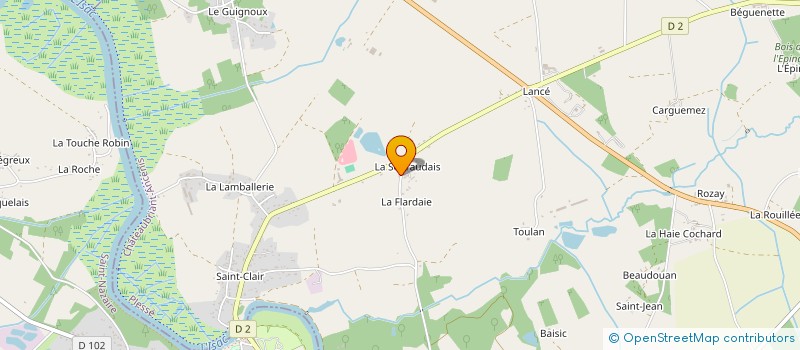 localisation de l'entreprise MADAME ODILE DEBEURME  PLESSE