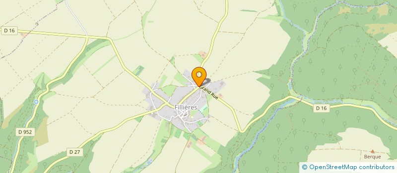 localisation de l'entreprise MADAME ODILE DEFLANDRE  FILLIERES