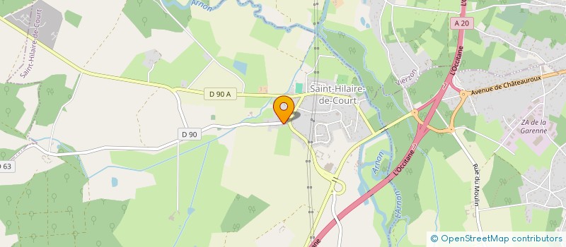 localisation de l'entreprise MADAME ODILE DEFORGE  SAINT-HILAIRE-DE-COURT