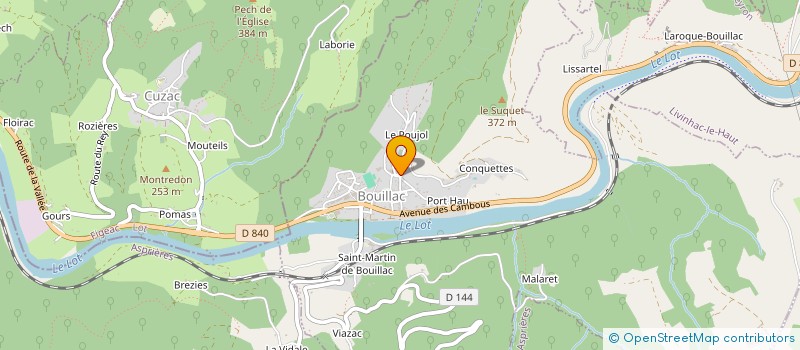 localisation de l'entreprise MADAME ODILE DELBOSC-VERGNES  FIRMI