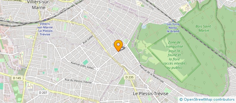 localisation de l'entreprise MADAME ODILE DELETANG  LE PLESSIS-TREVISE