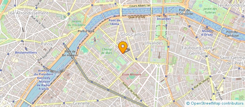 localisation de l'entreprise MADAME ODILE DELEVAL à PARIS