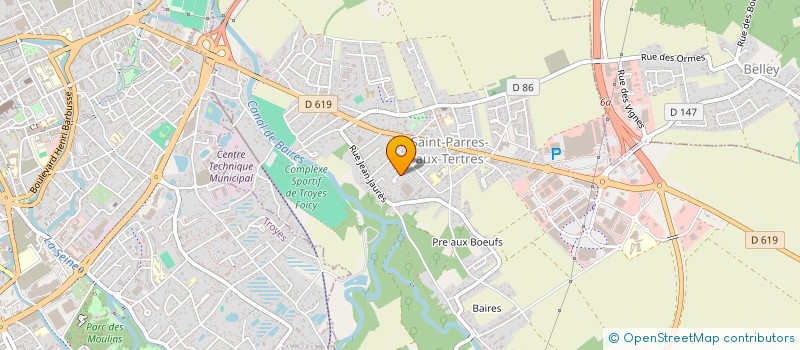 localisation de l'entreprise MADAME ODILE DELIENS  VILLECHETIF