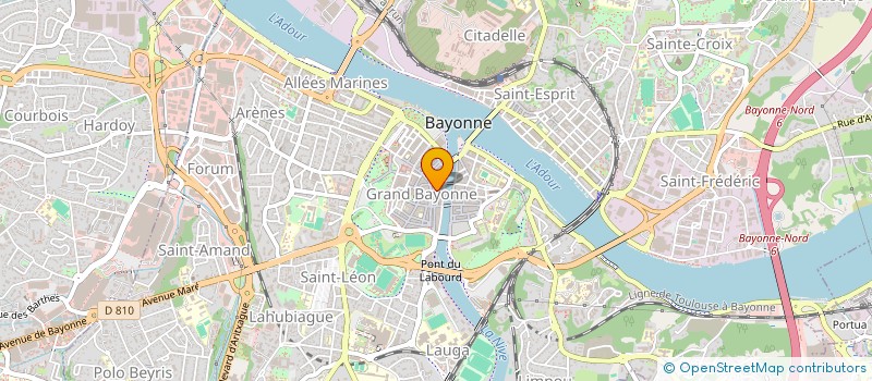 localisation de l'entreprise MADAME ODILE DELPECH à BAYONNE