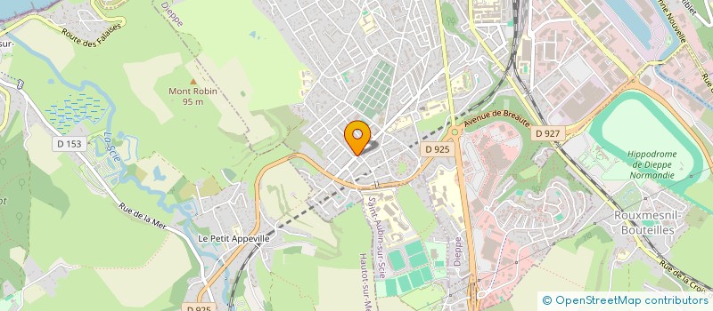 localisation de l'entreprise MADAME ODILE DEMONCHY à DIEPPE