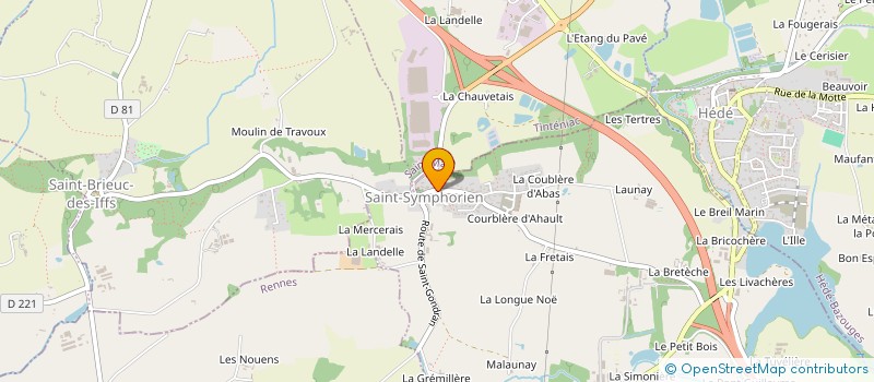 localisation de l'entreprise MADAME ODILE DESCHAMPS à SAINT-SYMPHORIEN