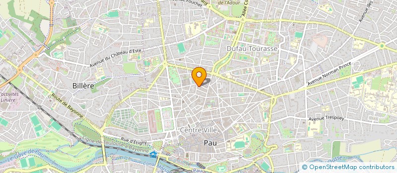 localisation de l'entreprise MADAME ODILE DESMAISON à PAU