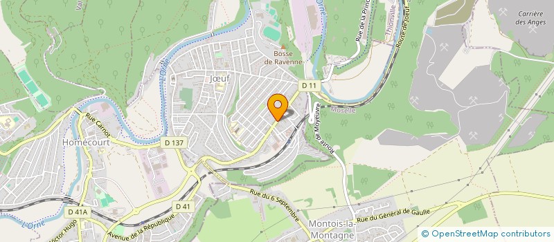 localisation de l'entreprise MADAME ODILE DIDIER  JUF