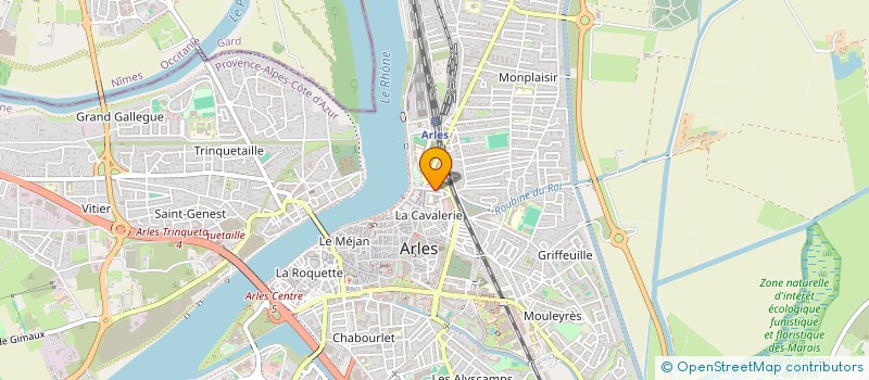 localisation de l'entreprise MADAME ODILE DISLAIR  ARLES