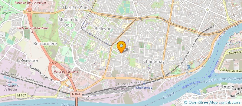 localisation de l'entreprise MADAME ODILE DOH à NANTES