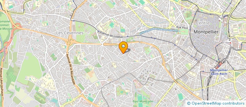 localisation de l'entreprise MADAME ODILE DOLCEROCCA à MONTPELLIER