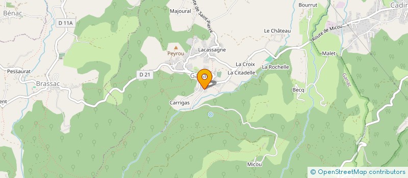 localisation de l'entreprise MADAME ODILE DOLLE à GANAC