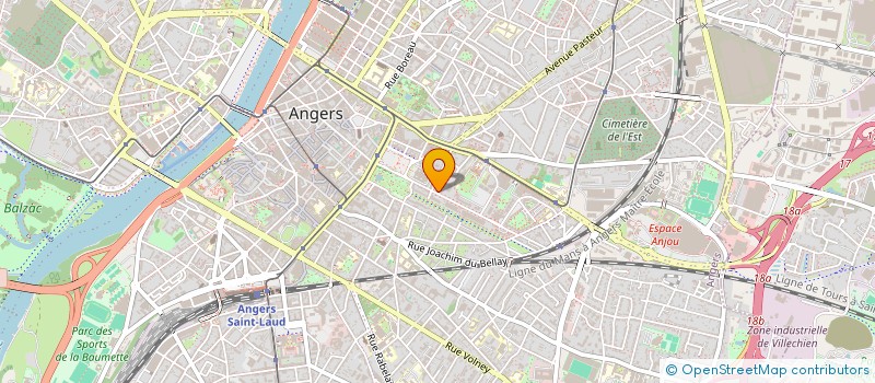 localisation de l'entreprise MADAME ODILE DONDANU à ANGERS