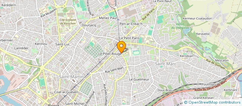 localisation de l'entreprise MADAME ODILE DOREMUS à BREST